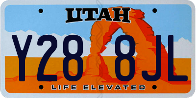 UT license plate Y288JL