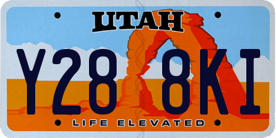UT license plate Y288KI