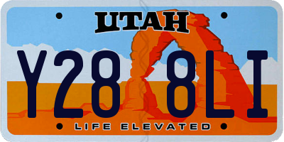 UT license plate Y288LI
