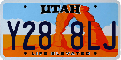 UT license plate Y288LJ