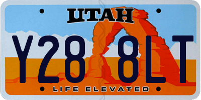 UT license plate Y288LT
