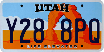 UT license plate Y288PQ