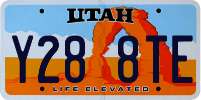 UT license plate Y288TE