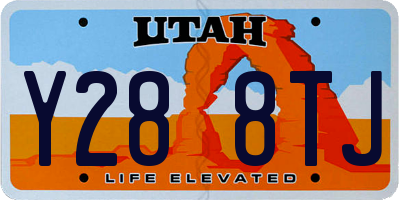 UT license plate Y288TJ