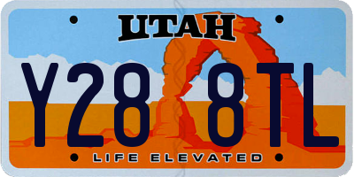 UT license plate Y288TL