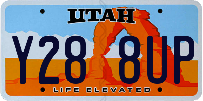 UT license plate Y288UP