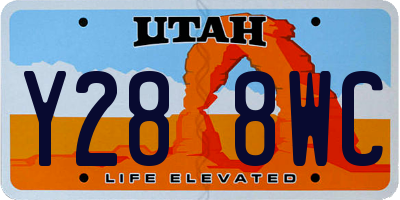 UT license plate Y288WC