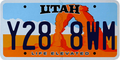 UT license plate Y288WM