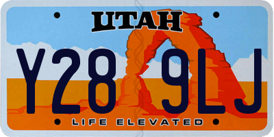 UT license plate Y289LJ