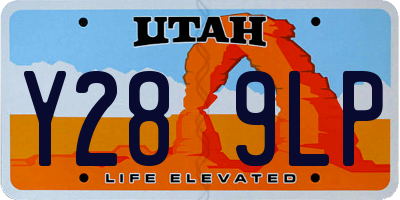 UT license plate Y289LP