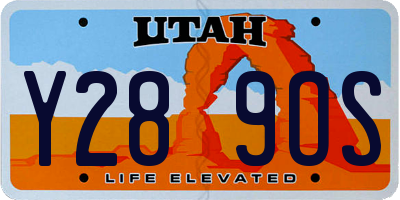 UT license plate Y289OS