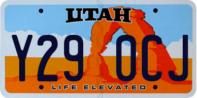 UT license plate Y290CJ