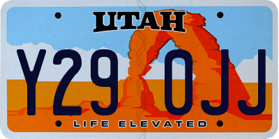 UT license plate Y290JJ