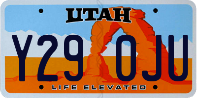 UT license plate Y290JU