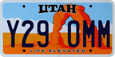 UT license plate Y290MM