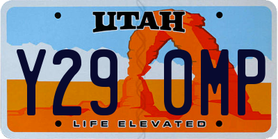 UT license plate Y290MP