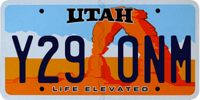 UT license plate Y290NM