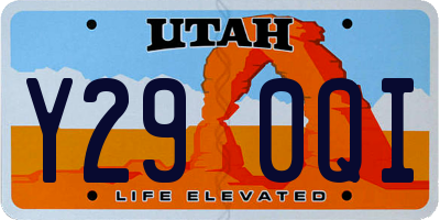 UT license plate Y290QI