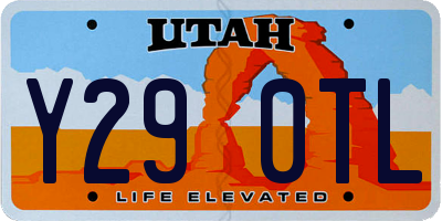 UT license plate Y290TL