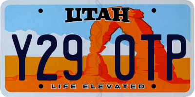 UT license plate Y290TP