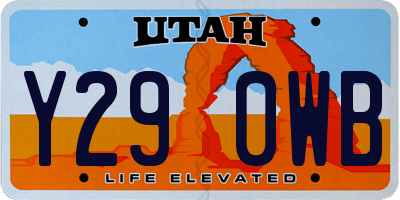 UT license plate Y290WB