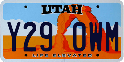 UT license plate Y290WM