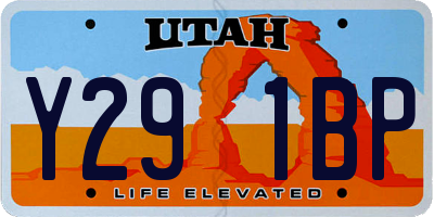 UT license plate Y291BP
