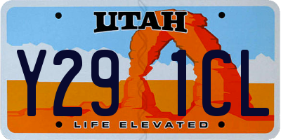 UT license plate Y291CL