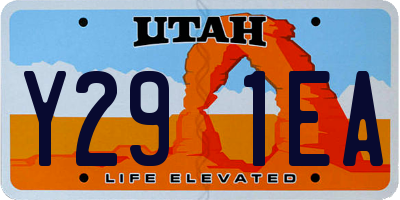 UT license plate Y291EA