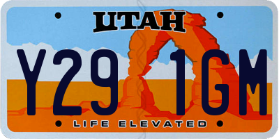 UT license plate Y291GM