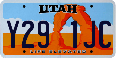UT license plate Y291JC