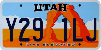 UT license plate Y291LJ