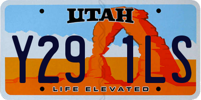 UT license plate Y291LS