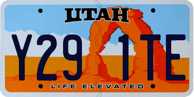 UT license plate Y291TE