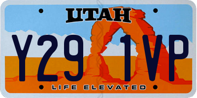 UT license plate Y291VP