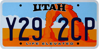 UT license plate Y292CP