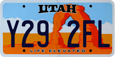 UT license plate Y292FL