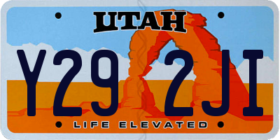 UT license plate Y292JI