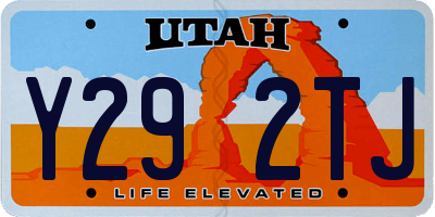 UT license plate Y292TJ