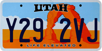 UT license plate Y292VJ