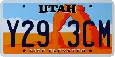 UT license plate Y293CM