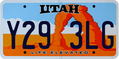 UT license plate Y293LG