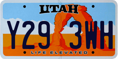 UT license plate Y293WH
