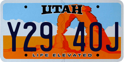 UT license plate Y294OJ