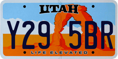 UT license plate Y295BR