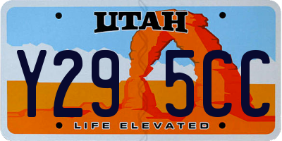 UT license plate Y295CC