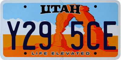 UT license plate Y295CE