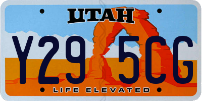 UT license plate Y295CG