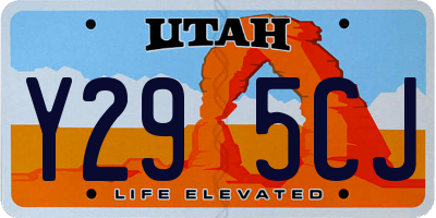 UT license plate Y295CJ