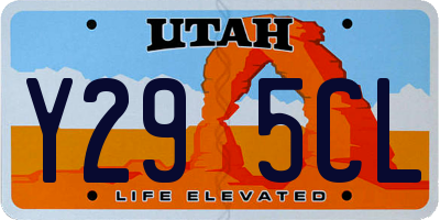 UT license plate Y295CL
